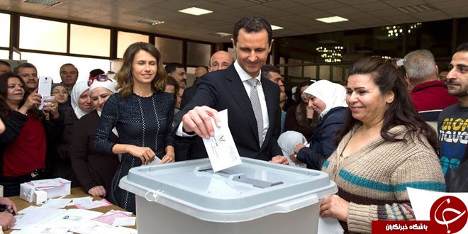بشار اسد رای داد
