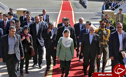 هواپیما و حجاب رئیس جمهور کره جنوبی در تهران چگونه بود + فیلم