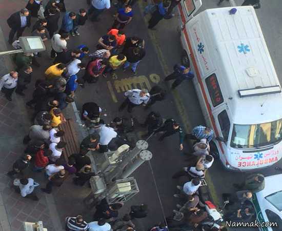 خودکشی در خیابان میرداماد ، خودکشی میرداماد ، خودکشی در تهران