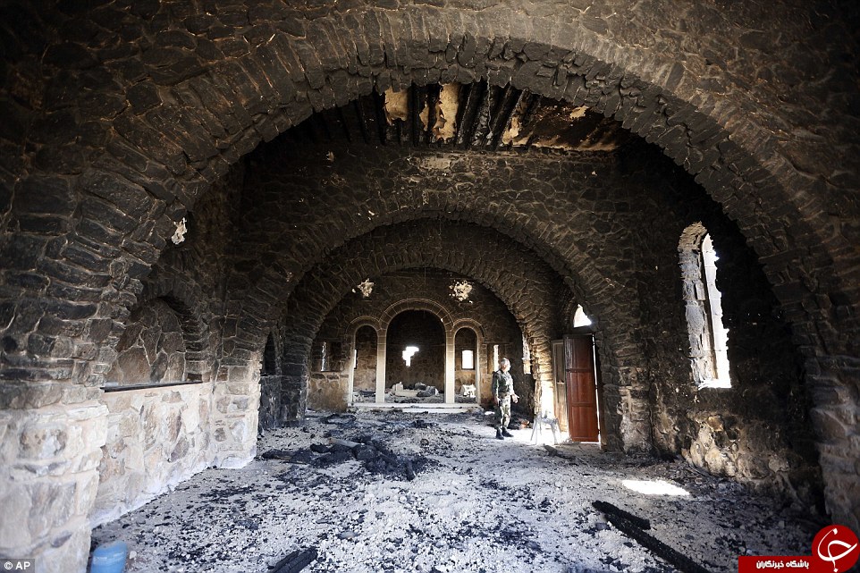 داعش قدیمی‌ترین صومعه سوریه را ویران کرد+ تصاویر