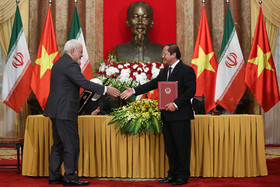 نشست مشترک و امضای تفاهم نامه ایران و ویتنام