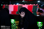 وداع با پیکر مطهر شهید مدافع حرم «ابراهیم رشید» در معراج شهدای تهران