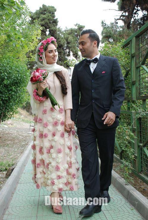 www.dustaan.com مراسم ازدواج هانیه غلامی + عکس ها و بیوگرافی